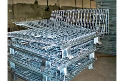 China Foldable Wire Mesh Pallet Cage supplier