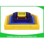 Shelf Wall Mounted Industrial Plastic Storage Boxes , Heavy Duty Plastic Stackable Bins