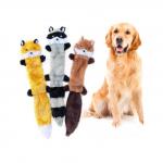 Molar Indestructible Plush Squeaky Dog Toys Brown Puppy Chew Toys for sale