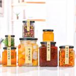 Customized Small Square Glass Jars for Jam and Sauce Storage 200ml 250ml 500ml 750ml for sale
