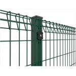 Roll Top Welded Wire Mesh Fence Panels Galvanized / Powder Coated Surface for sale
