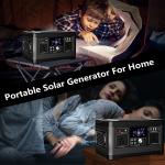 500W Portable Solar Power Station Kits With On Board Charging Micro Inverter
