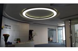 China Customized Led Ring Pendant Light CR3600 Circle Hanging Ceiling Light supplier