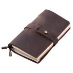 Hand Crafted Refillable Leather Travel Journal Practical Various Color Available for sale