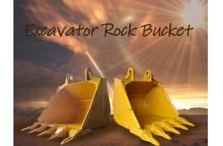 China Customizable High Strength Rock Bucket Attachment Excavator Rock Loading Bucket supplier