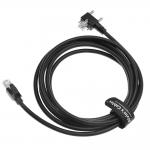 Alvin's GigE Vision Cable CAT6a Shielded 3.3ft Left Angle Vertical RJ45 Screw Lock for sale