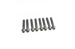 China 30MM Length ASTM GR5 Titanium Bolt Screw Nut Size M5 supplier