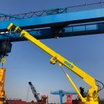 Vessel Loading Electro 0.2T Telescopic 20M Marine Cranes
