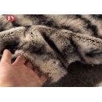 Gray Two Tone Faux Fur Fabric Sewing Costume Shag Fluffy Fur Imitation 900gsm for sale