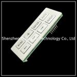 Customized Membrane Switch Keypad , Mfg Pet Embossing Silicone Rubber Keypad for sale