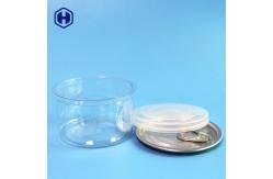 China Small PET Empty Clear Plastic Cans Easy Open End 90ml 40mm Height supplier