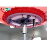 0.8m Inflatable Backpack Balloon LED Walking Advertising Ball For Advertising