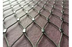 China Diamond Flexible Architectural Cable Mesh Animal Enclosures Good Performance supplier