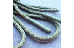 China Fashion Polyester 4.5mm Thick Drawstring Cord With Silicone Tips supplier