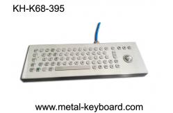 China 70 Keys Rugged Industrial metal computer keyboard with 25mm trackball supplier