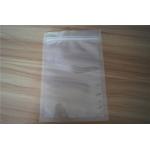 Three Side Seal Clear Plastic Pouches Packaging k Bag With Hang Hole