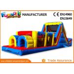 Sports Challenge Outdoor Inflatable Obstacle Course For Adults CE UL SGS for sale
