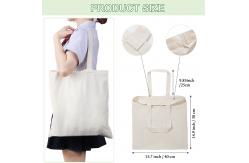 China Simple Reusable Gift Cotton Canvas Tote Bag For Shopping supplier