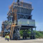 OUCO 40CBM Clinker Discharging Mobile Port Eco Hopper for sale