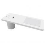 ABS + PC Conference Table Socket , Desktop Wireless Transmitter Smart Furniture Office Mobile Phone Charger for sale