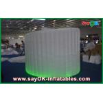 Photo Booth Led Light Blue Waterproof Inflatable Booth Oxford Cloth For Wedding for sale