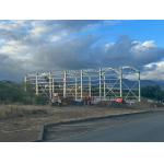 Hot DIP Galvanized Steel Structure Building with Corrugated Roof Cladding for sale