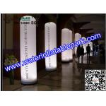 Colorful Inflatable Decoration LED Light Column Ripstop Fabric for sale
