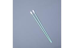 China PCB Cleaning Solvent Printer Cleaning Swabs With Green Long PP Stick supplier