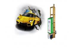 China Laser Positioning Vertical Wall Printing Machine Automatic Tracking Bidirectional supplier