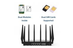 China Gigabit Ethernet Carrier Aggregation 4G Multi Sim Card Bonding Router Wireless WIFI supplier