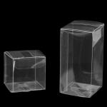 Full Colors CMYK Shoe Packaging Clear Plastic Folding Boxes for sale
