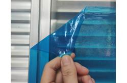 China Transparent Blue Self Adhesive Window Extrusion Profile And Window Glass Film supplier