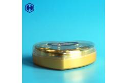 China 230ml Heart Shape Clear Plastic Cookie Boxes Chocolate Round Plastic Canisters supplier