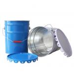 CMYK 4C 10L Metal Tinplate Paint Pail Bucket With Lid for sale