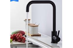 China Straight Bend Varnish SUS304 ODM 310mm Cold Hot Water Kitchen Faucet supplier