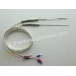1mm Diameter Probe 3 wire Thermocouple RTD pt100 temperature sensor ss304 Class 1 Accuracy for sale