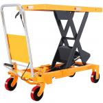 Hand Hydraulic Platform Lift 1.3m Height Lifter Trolley 500kg for sale
