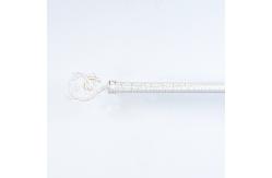 China 19mm Phoenix Tail Curtain Rod Finials Customized Curtain Pole Set Single Tension Bracket supplier