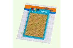 China Blue Plate Brown Solderless Circuit Board With Blue / Red Lines 1680 Points supplier