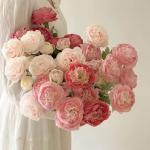 High Quality Wedding Artificial Flowers Rose Artificial Peony Flowers for Wedding Home Decoration for sale