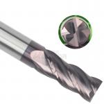 12mm 1/2 4 Flute Carbide End Mill For Stainless Steel Variable Helix for sale