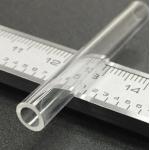 Clear Transparent Fluorine-Doped Quartz Capillary Tube for Temperature Processing at 1200 Degrees for sale