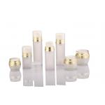 50ml To 150ml Lotion Frosted Airless Pump Bottle Empty Makeup Jars For Shower Bottle for sale
