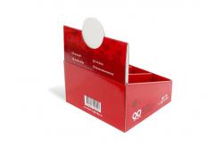 China Mini Retail Tabletop Cardboard Display Stands Boxes With Heart Lung Foundation supplier
