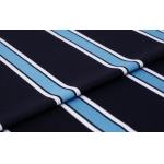 Skin-Friendly And Healthy Comfortable Hygroscopic Striped Knit Fabric For T-Shirt for sale