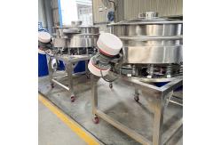 China Stainless Steel Straight-line Vibrating Screen Machine For Industrial And Food Fields supplier