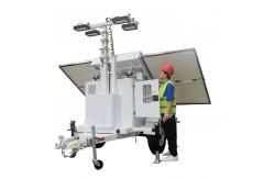 China Excellent Shock Resistance Solar Powered Security Floodlight Led Lighting For Station Lighting supplier