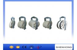 China 30KN Load Capacity Large Diameter Rope Pulley For ACSR Conductors supplier