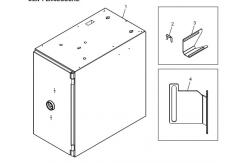 China Streamline Cash Management ATM Spare Parts CEN 1 ENCLOSURE supplier