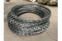China BTO-22 Hot-Dipped Galvanized Barbed Wire Security Fence Single Razor supplier